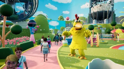 Park Beyond - Chicken Run: Dawn of the Nugget - Theme World — скриншот 4