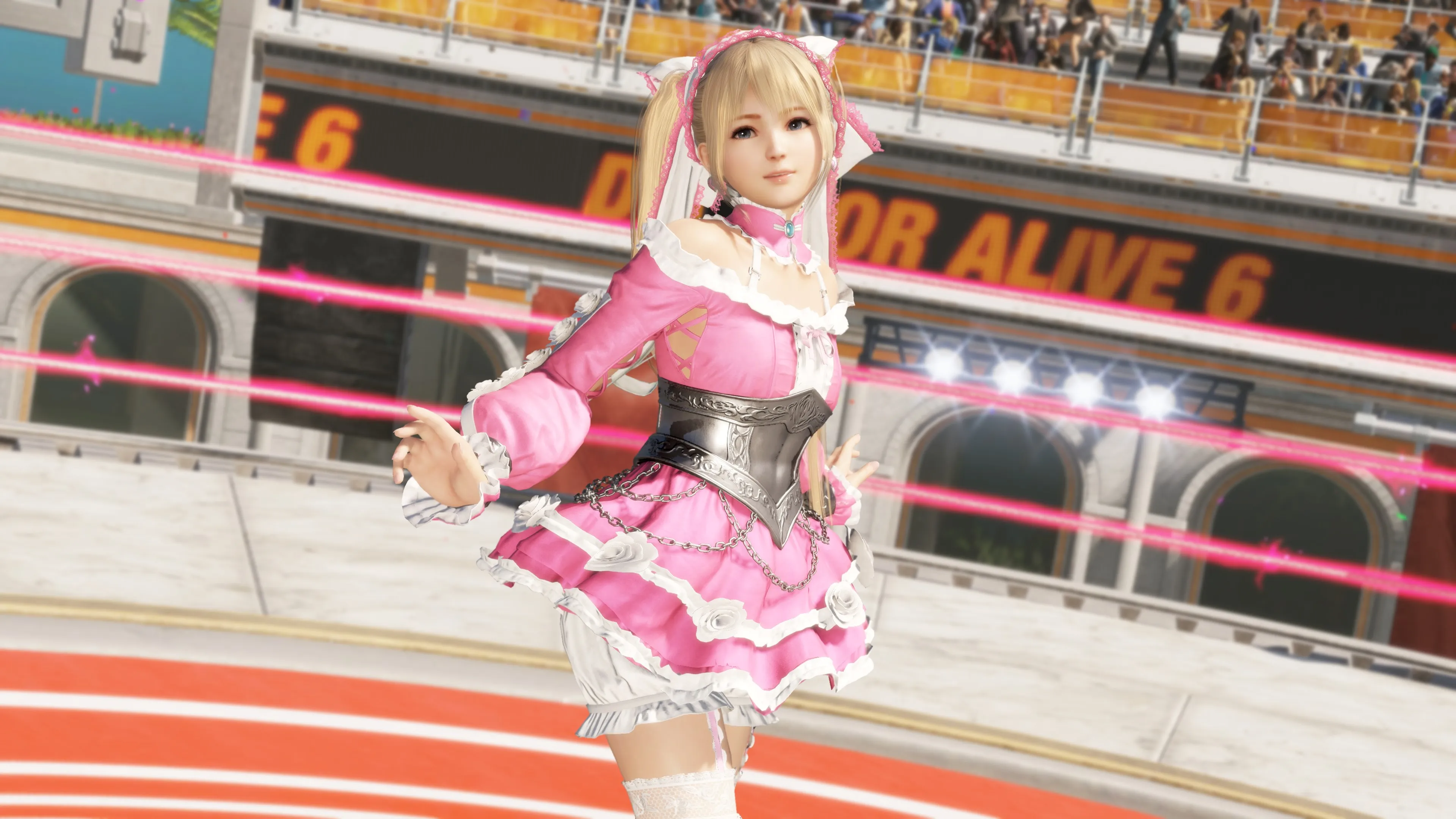 DOA6LR Мари Роуз «Рыцарь роз / Персиковый Макарон»
