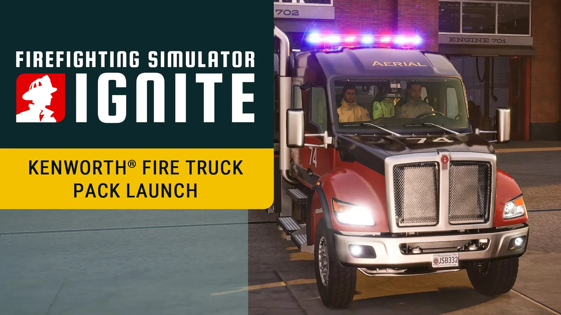 Firefighting Simulator: Ignite - Kenworth® Fire Truck Pack — трейлер