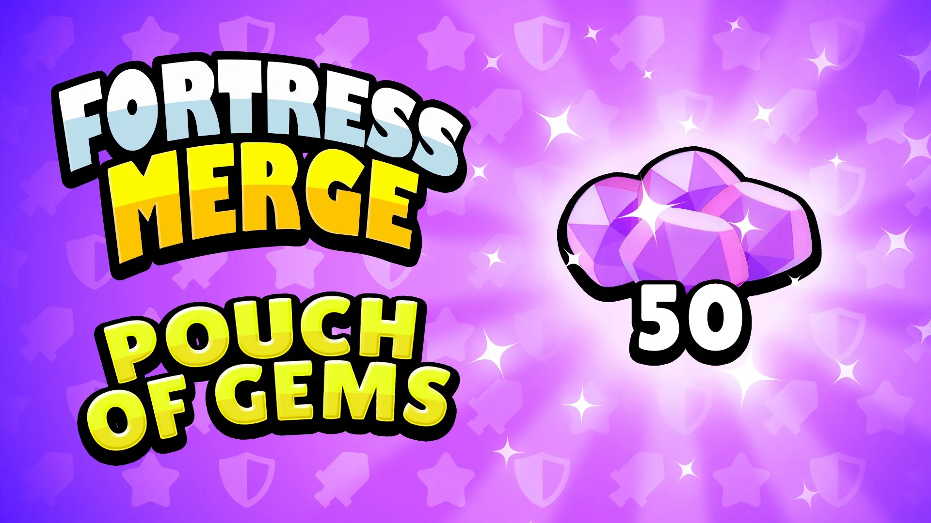 Fortress Merge: Pouch of Gems - 50