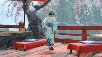 Многослойные доспехи для охотника "Цветочные дзори" — скриншот 3