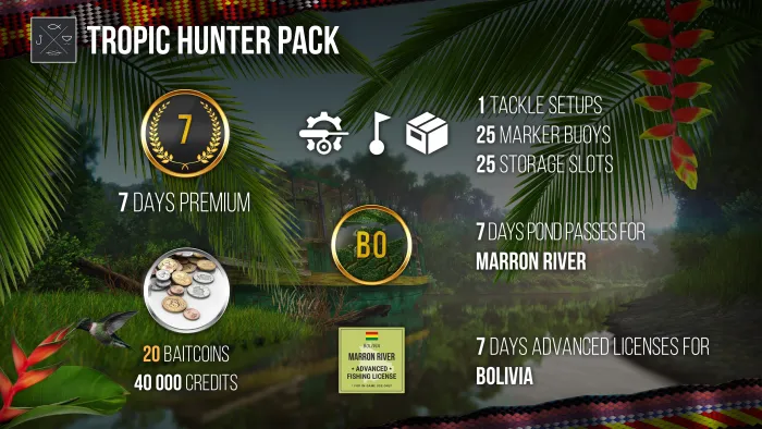 Fishing Planet: Tropic Hunter Pack — скриншот 3