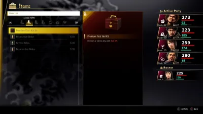 Yakuza: Like a Dragon Набор «Повышение характеристик» — скриншот 1