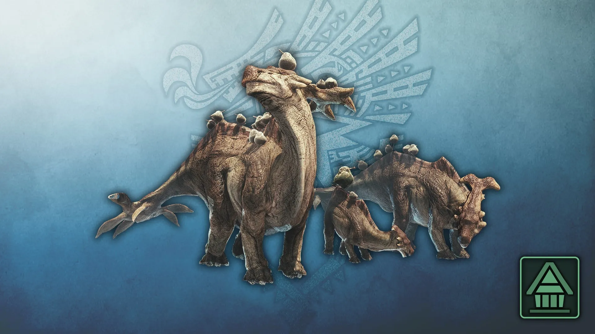 Фигурка чудовища MHW:I: пуховый коростель и аптонот