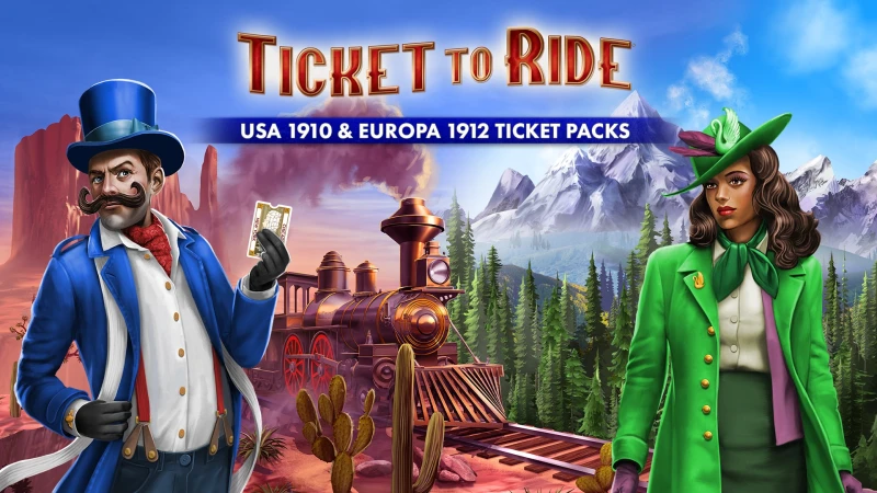 Ticket to Ride®: USA 1910 & Europa 1912 Ticket Packs