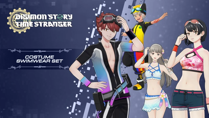 Digimon Story Time Stranger Costume Swimwear Set