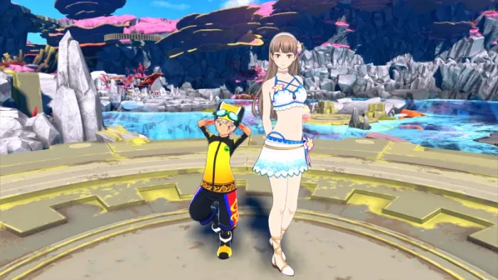 Digimon Story Time Stranger Costume Swimwear Set — скриншот 3