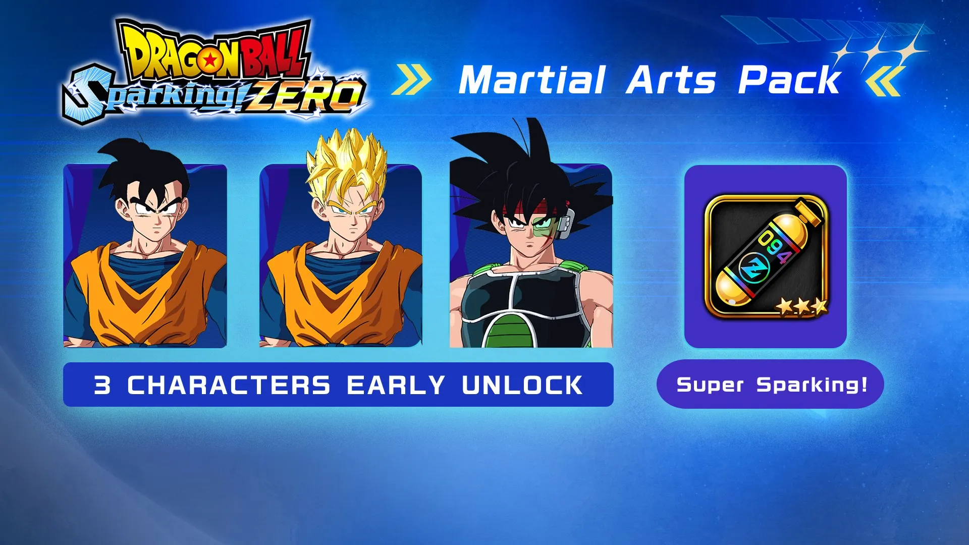 DRAGON BALL: Sparking! ZERO Martial Arts Pack