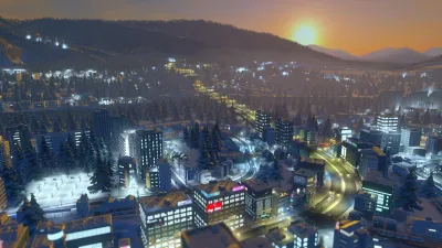Cities: Skylines - Snowfall — скриншот 1