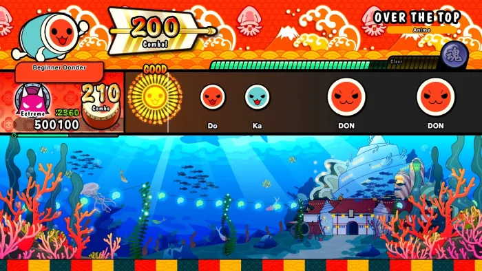 Taiko no Tatsujin: The Drum Master! ONE PIECE Anime Songs Pack — скриншот 3