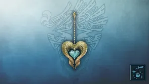 Кулон: сапфировое сердце кулве