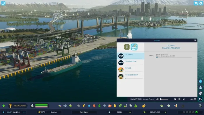 Cities: Skylines II - Cold Wave Channel — скриншот 1