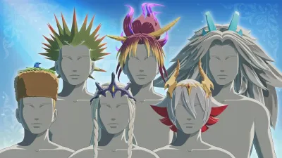 Набор вдохновленных монстрами причесок Monster Hunter Stories 3: Twisted Reflection — скриншот 1