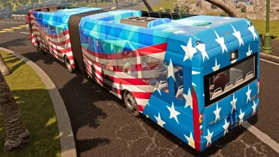 Bus Simulator 21 Next Stop - USA Skin Pack — скриншот 3