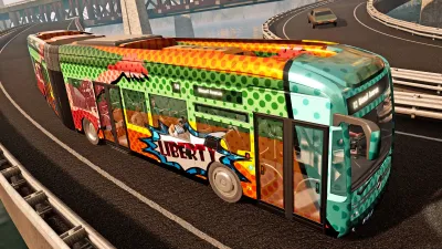 Bus Simulator 21 Next Stop - USA Skin Pack — скриншот 9