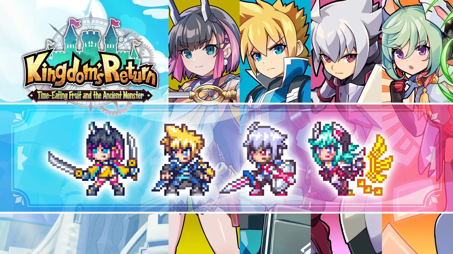 Kingdom's Return - "Azure Striker Gunvolt" Crossover Character Skin