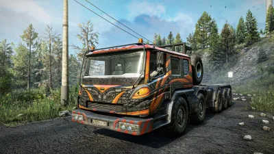 SnowRunner - Burning Bright Vinyl Wrap Pack — скриншот 2