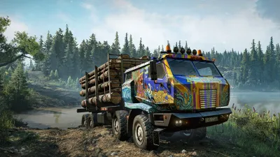 SnowRunner - Burning Bright Vinyl Wrap Pack — скриншот 3