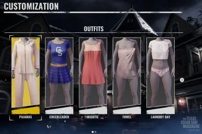 The Texas Chain Saw Massacre - Rush Week Laundry Day Outfit — скриншот 1