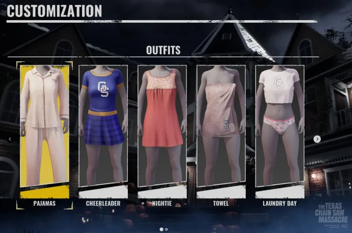 The Texas Chain Saw Massacre - Rush Week Laundry Day Outfit — скриншот 1