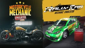 Rally Car Mechanic x Motorcycle Mechanic Simulator 2021