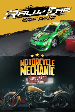 Rally Car Mechanic x Motorcycle Mechanic Simulator 2021