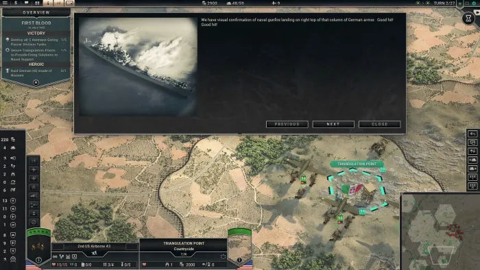 Panzer Corps 2: Elite - All American — скриншот 3