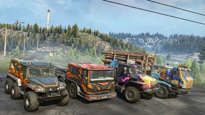 SnowRunner - Burning Bright Vinyl Wrap Pack (Windows 10) — скриншот 1