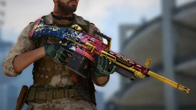 World War Z - Golden Bloom Weapon Skins Pack — скриншот 7
