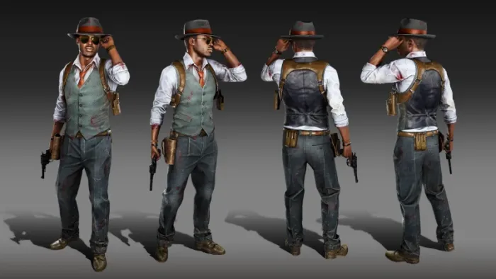 Zombie Army 4: Josiah Detective Outfit — скриншот 5