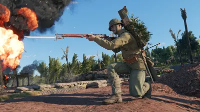 Enlisted - Отряд 8cm IJN AT launcher — скриншот 2