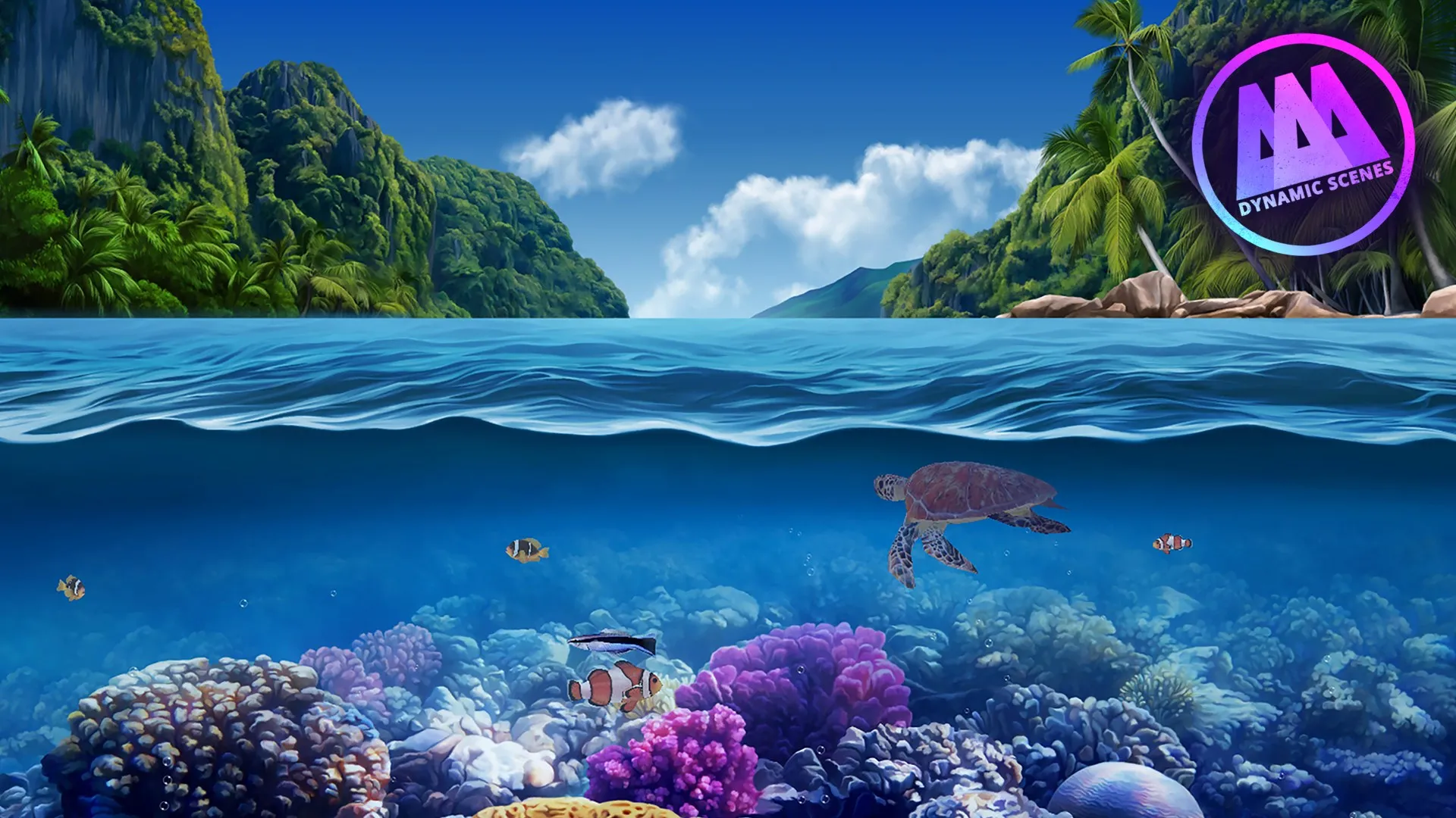 AAA Dynamic Scenes - Coral Kingdom Dynamic Scene