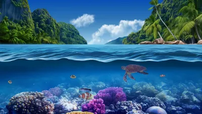 AAA Dynamic Scenes - Coral Kingdom Dynamic Scene — скриншот 1