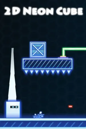 2D Neon Cube