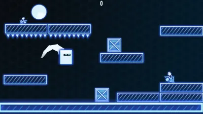 2D Neon Cube — скриншот 2
