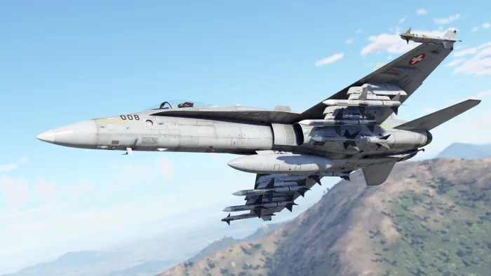 War Thunder - Набор F/A-18C Hornet (Swiss) — скриншот 4