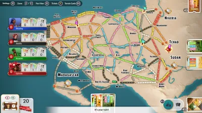 Ticket to Ride®: Heart of Africa Expansion — скриншот 4