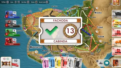 Ticket to Ride®: Heart of Africa Expansion — скриншот 5