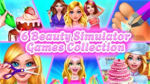 6 Beauty Simulator Games Collection