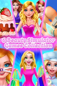 6 Beauty Simulator Games Collection