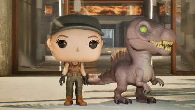 Funko Fusion - Jurassic World Rebirth Pack 1 -Zora Bennett and Spinosaurus — скриншот 1