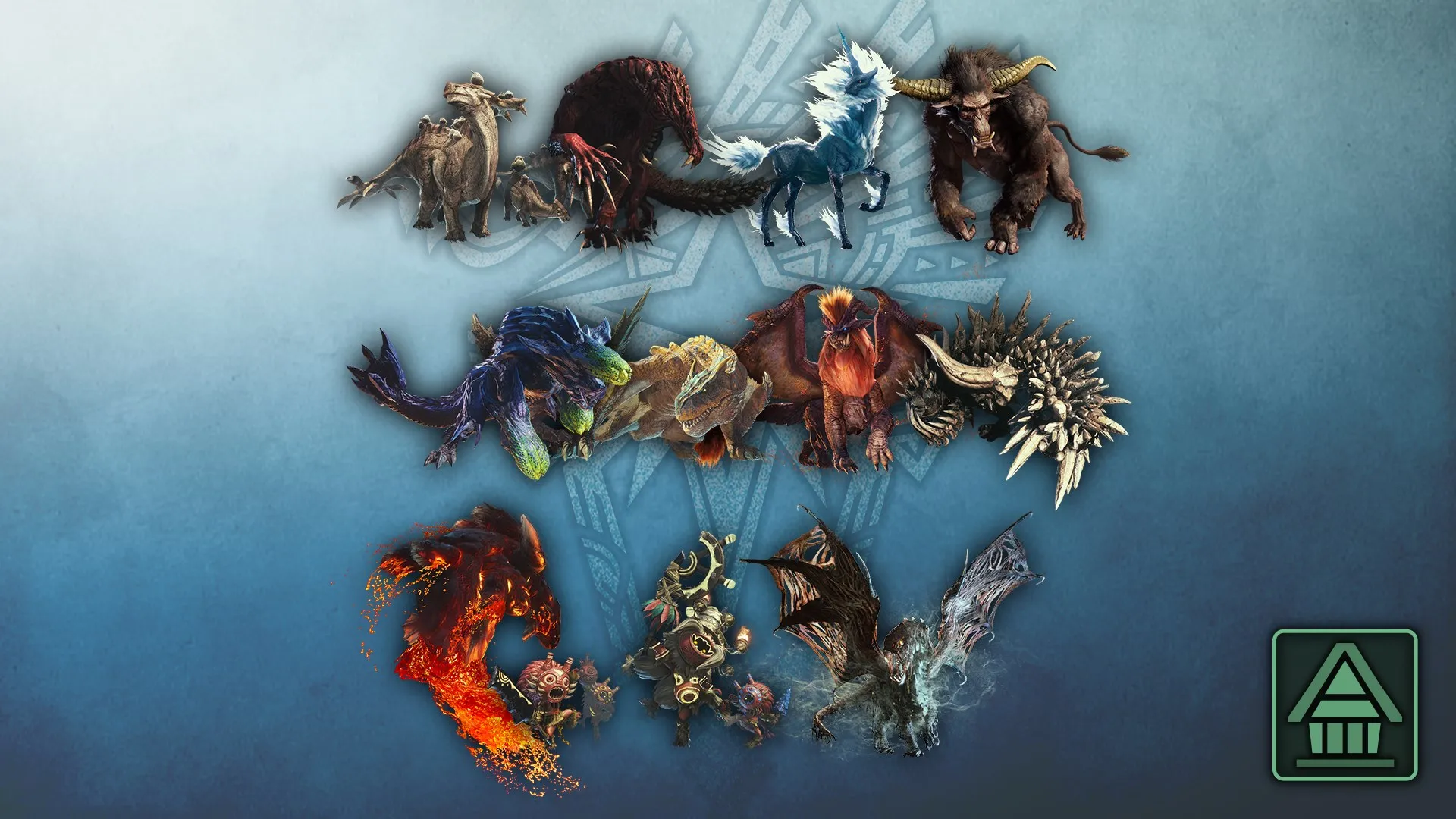 Фигурка чудовища – комплект 4