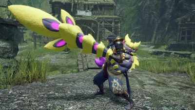 Многослойное оружие охотника «Набитый Магнамало» (копьепушка) — скриншот 3