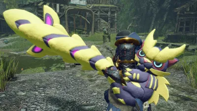 Многослойное оружие охотника «Набитый Магнамало» (копьепушка) — скриншот 5