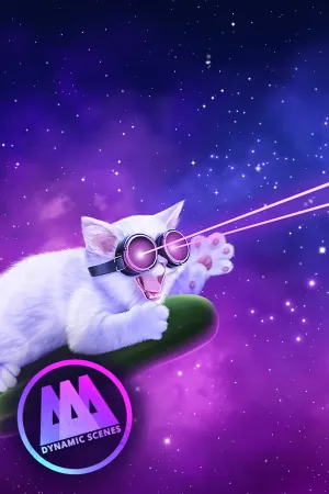 AAA Dynamic Scenes - Cucumber Laser Cats Dynamic Scene