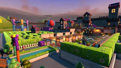 Golf With Your Friends - Bouncy Castle Course — скриншот 2