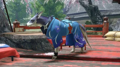 Многослойные доспехи для Паламута "C Цветочная юката" — скриншот 1