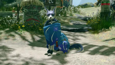 Многослойные доспехи для Паламута "C Цветочная юката" — скриншот 3