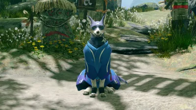 Многослойные доспехи для Паламута "C Цветочная юката" — скриншот 4