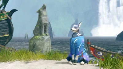 Многослойные доспехи для Паламута "C Цветочная юката" — скриншот 5